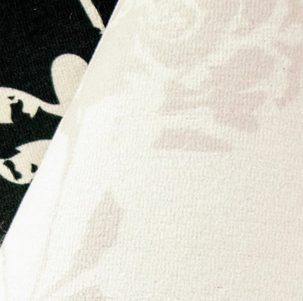 Contemporary Round Rugs for Dining Room, Flower Pattern Round Carpets under Coffee Table, Circular Modern Rugs for Living Room, Modern Area Rugs for Bedroom-HomePaintingDecor