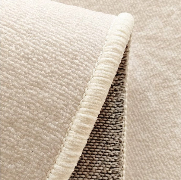 Contemporary Round Rugs for Dining Room, Flower Pattern Round Carpets under Coffee Table, Circular Modern Rugs for Living Room, Modern Area Rugs for Bedroom-HomePaintingDecor