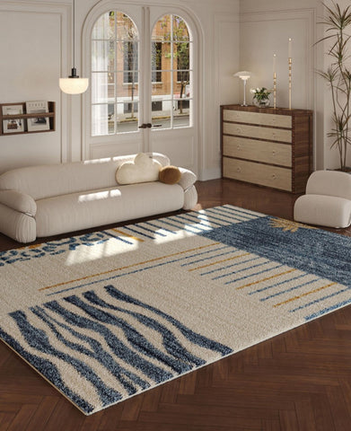 Abstract Contemporary Runner Rugs for Living Room, Modern Runner Rugs Next to Bed, Bathroom Runner Rugs, Kitchen Runner Rugs, Runner Rugs for Hallway-HomePaintingDecor