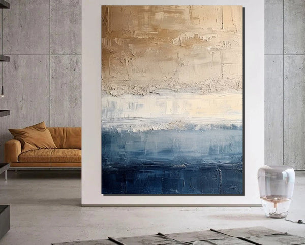 Huge Canvas Painting, Simple Painting Ideas, Living Room Wall Art Paintings, Modern Canvas Painting for Bedroom, Extra Large Paintings on Canvas-HomePaintingDecor