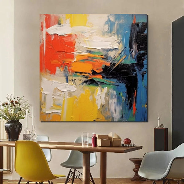 Extra Large Wall Art Paintings, Acrylic Painting for Dining Room, Modern Contemporary Abstract Artwork, Palette Knife Painting, Heavy Texutre Wall Art-HomePaintingDecor