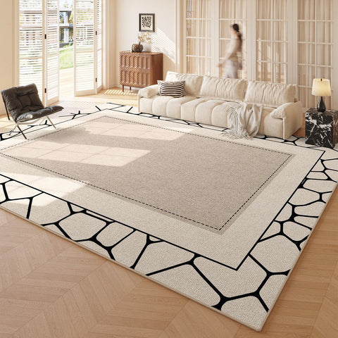 Large Modern Rugs in Living Room, Modern Rugs under Sofa, Modern Rugs for Office, Abstract Contemporary Rugs for Bedroom, Dining Room Floor Carpets-HomePaintingDecor