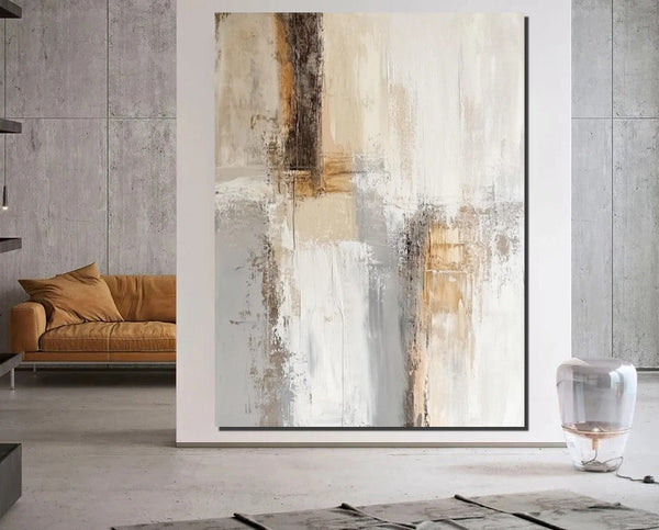 Modern Canvas Painting, Contemporary Acrylic Wall Art Ideas, Large Abstract Paintings, Large Paintings for Living Room, Simple Modern Art-HomePaintingDecor