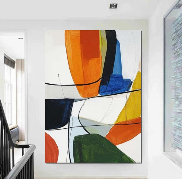 Large Abstract Paintings on Canvas, Large Painting for Sale, Hand Painted Canvas Art, Acrylic Paintings for Living Room-HomePaintingDecor