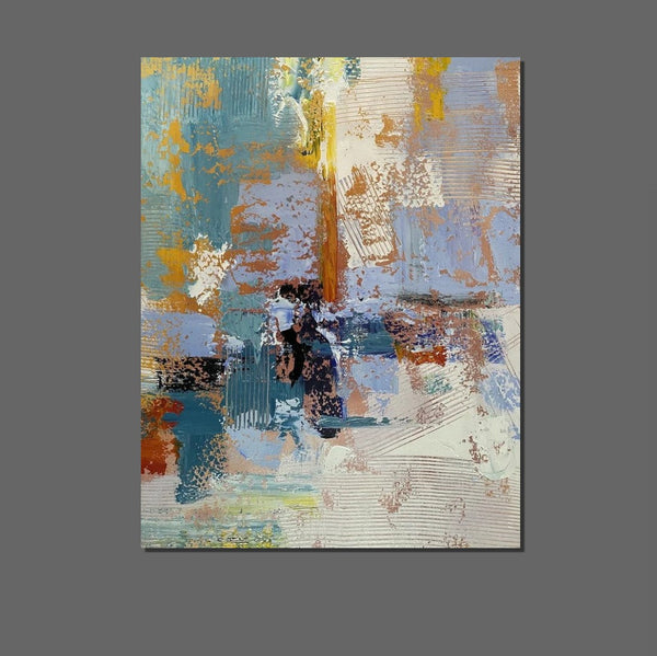 Acrylic Abstract Painting Behind Sofa, Acrylic Painting for Sale, Large Painting on Canvas, Living Room Wall Art Paintings, Buy Paintings Online-HomePaintingDecor