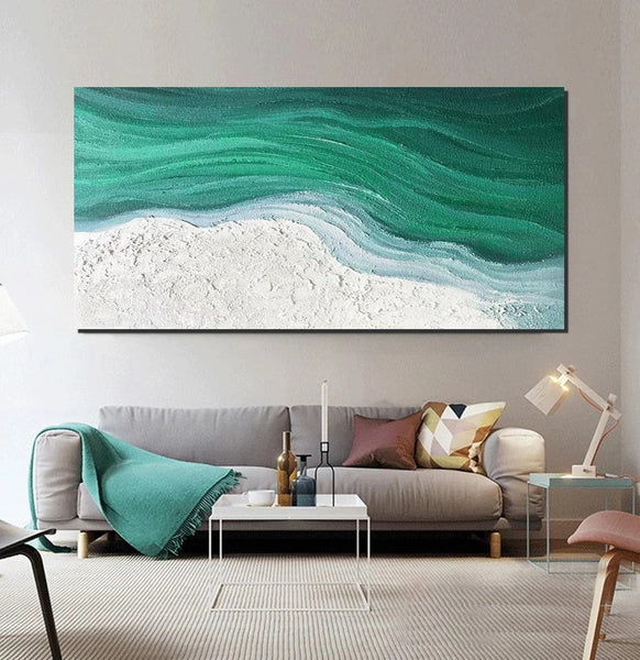 Modern Canvas Paintings for Bedroom, Extra Large Paintings for Living Room, Abstract Wall Art Paintings, Simple Modern Art, Abstract Landscape Paintings-HomePaintingDecor