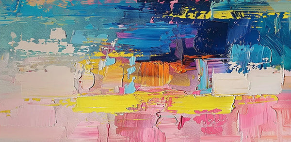 Abstract Wall Art for Bedroom, Modern Paintings for Living Room, Acrylic Painting on Canvas, Original Canvas Art, Simple Abstract Artwork-HomePaintingDecor