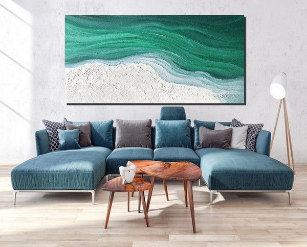 Modern Canvas Paintings for Bedroom, Extra Large Paintings for Living Room, Abstract Wall Art Paintings, Simple Modern Art, Abstract Landscape Paintings-HomePaintingDecor