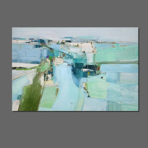 Modern Living Room Wall Art Ideas, Contemporary Canvas Art, Canvas Paintings for Bedroom, Hand Painted Art on Canvas, Original Acrylic Art-HomePaintingDecor