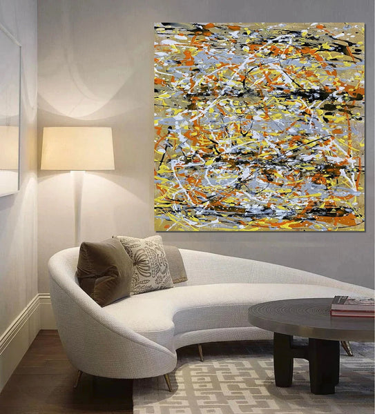 Contemporary Wall Art Paintings, Acrylic Paintings for Living Room, Bedroom Wall Art Paintings, Large Simple Modern Art, Abstract Acrylic Painting-HomePaintingDecor