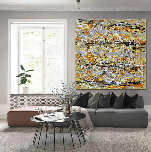Contemporary Wall Art Paintings, Acrylic Paintings for Living Room, Bedroom Wall Art Paintings, Large Simple Modern Art, Abstract Acrylic Painting-HomePaintingDecor