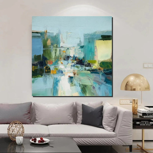 Abstract Wall Art on Canvas, Modern Paintings for Bedroom, Hand Painted Canvas Art, Contemporary Art on Canvas, Original Acrylic Paintings-HomePaintingDecor