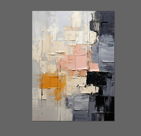 Living Room Wall Art Painting, Modern Contemporary Abstract Artwork, Palette Knife Paintings, Extra Large Acrylic Painting, Simple Modern Art-HomePaintingDecor