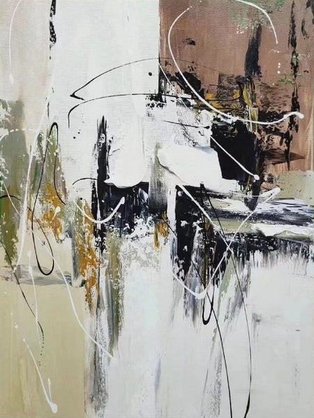 Large Paintings Behind Sofa, Acrylic Painting for Bedroom, Acrylic Paintings on Canvas, Modern Paintings, Buy Paintings Online-HomePaintingDecor