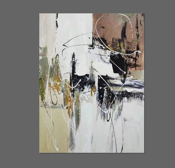 Large Paintings Behind Sofa, Acrylic Painting for Bedroom, Acrylic Paintings on Canvas, Modern Paintings, Buy Paintings Online-HomePaintingDecor