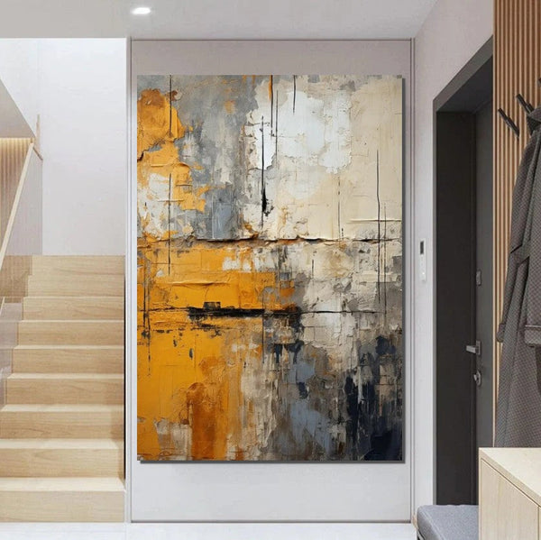 Hand Painted Wall Painting, Modern Abstract Art for Bedroom, Abstract Acrylic Wall Painting, Extra Large Paintings for Living Room, Simple Painting Ideas-HomePaintingDecor