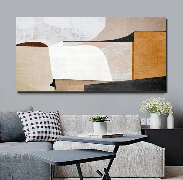 Simple Abstract Art, Original Acrylic Paintings, Hand Painted Canvas Art, Modern Paintings for Bedroom, Modern Living Room Art Ideas, Buy Art Online-HomePaintingDecor