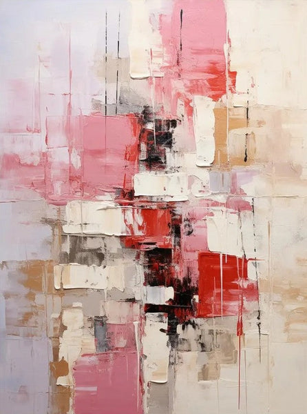 Bedroom Modern Wall Art Paintings, Palette Knife Paintings, Acrylic Paintings on Canvas, Abstract Painting for Living Room, Large Paintings Behind Sofa-HomePaintingDecor