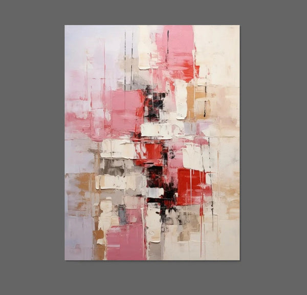 Bedroom Modern Wall Art Paintings, Palette Knife Paintings, Acrylic Paintings on Canvas, Abstract Painting for Living Room, Large Paintings Behind Sofa-HomePaintingDecor