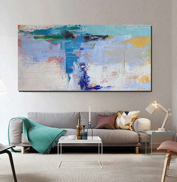 Oversized Abstract Artwork, Modern Canvas Paintings for Bedroom, Extra Large Paintings for Living Room, Abstract Wall Art Paintings, Simple Modern Art-HomePaintingDecor