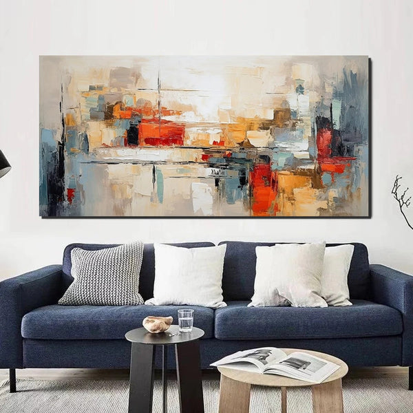 Original Abstract Art, Hand Painted Canvas Art, Modern Paintings for Living Room, Canvas Paintings for Bedroom, Heavy Texture Paintings-HomePaintingDecor