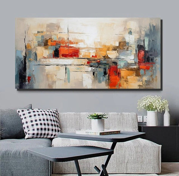 Original Abstract Art, Hand Painted Canvas Art, Modern Paintings for Living Room, Canvas Paintings for Bedroom, Heavy Texture Paintings-HomePaintingDecor