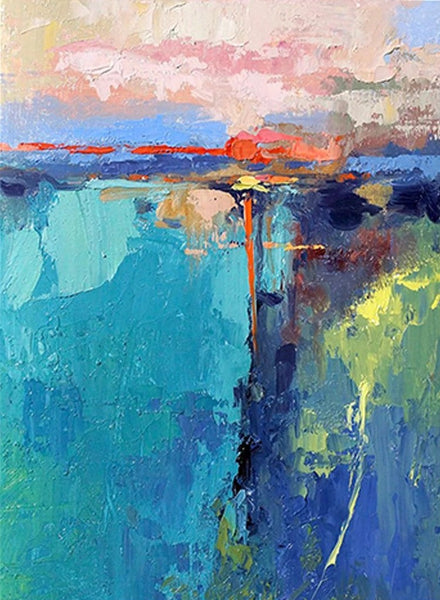 Modern Paintings, Contemporary Art Painting, Bedroom Acrylic Painting, Simple Painting Ideas, Living Room Wall Painting, Extra Large Canvas Painting-HomePaintingDecor