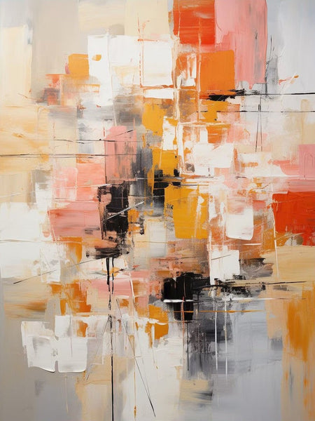 Extra Large Acrylic Painting, Simple Modern Art, Living Room Wall Art Painting, Modern Contemporary Abstract Artwork, Palette Knife Paintings-HomePaintingDecor