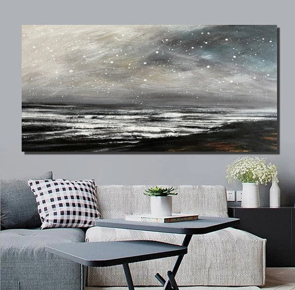 Acrylic Painting for Living Room, Modern Contemporary Abstract Artwork, Extra Large Wall Art Painting-HomePaintingDecor