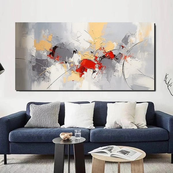 Hand Painted Canvas Art, Modern Paintings for Bedroom, Modern Living Room Art Ideas, Buy Art Online, Simple Abstract Art, Original Acrylic Paintings-HomePaintingDecor