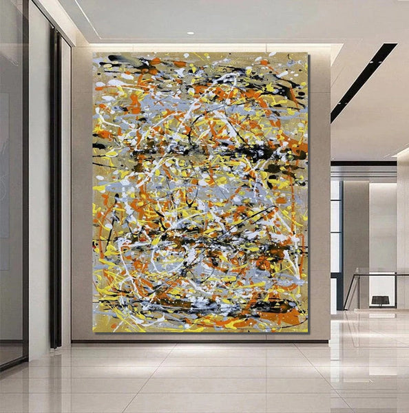 Hand Painted Canvas Art, Modern Paintings for Dining Room, Bedroom Wall Art Ideas, Simple Modern Art, Contemporary Modern Wall Art Paintings-HomePaintingDecor