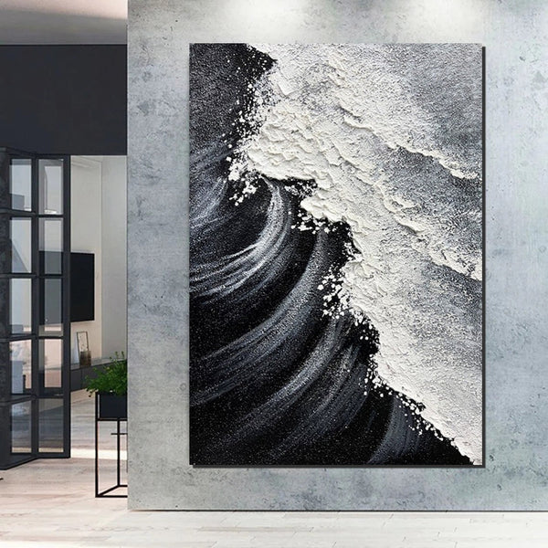 Heavy Texture Acrylic Paintings, Canvas Painting Ideas for Bedroom, Large Abstract Canvas Paintings, Hand Painted Wall Painting-HomePaintingDecor