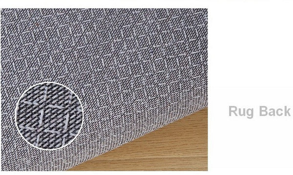 Contemporary Modern Rugs, Mid Century Round Modern Rugs under Chairs, Bedroom Abstract Modern Area Rugs, Geometric Round Rugs for Dining Room-HomePaintingDecor