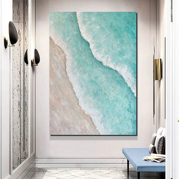 Large Painting on Canvas, Living Room Wall Art Paintings, Buy Paintings Online, Simple Acrylic Painting Ideas, Acrylic Abstract Painting Behind Couch-HomePaintingDecor
