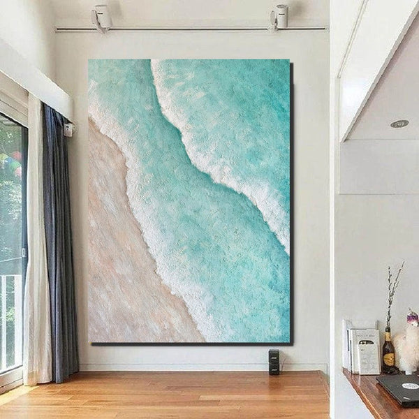 Large Painting on Canvas, Living Room Wall Art Paintings, Buy Paintings Online, Simple Acrylic Painting Ideas, Acrylic Abstract Painting Behind Couch-HomePaintingDecor