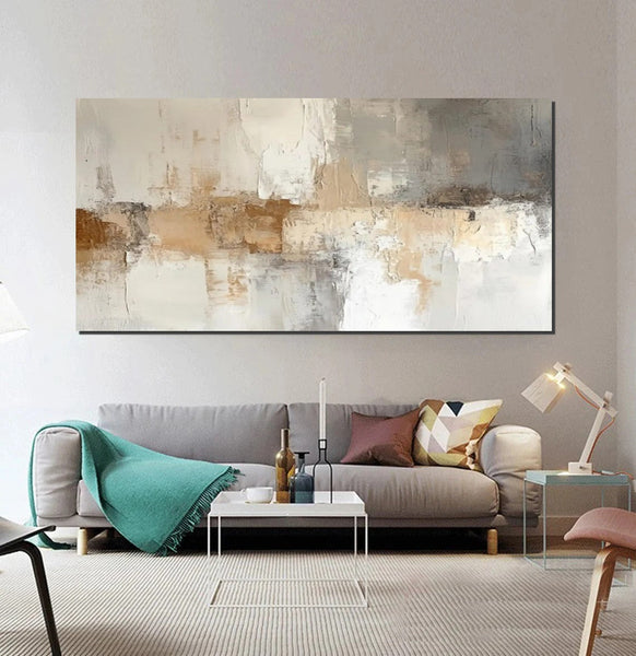 Large Modern Acrylic Painting, Hand Painted Wall Art Painting, Contemporary Canvas Artwork, Abstract Wall Art Paintings, Modern Art for Dining Room-HomePaintingDecor