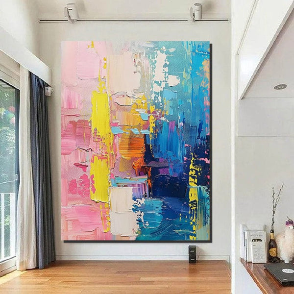 Contemporary Canvas Art, Modern Paintings for Bedroom, Large Wall Art for Living Room, Hand Painted Wall Paintings, Original Abstract Art-HomePaintingDecor