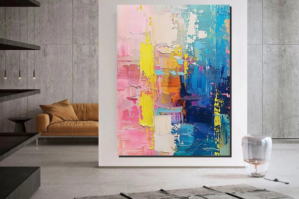 Contemporary Canvas Art, Modern Paintings for Bedroom, Large Wall Art for Living Room, Hand Painted Wall Paintings, Original Abstract Art-HomePaintingDecor