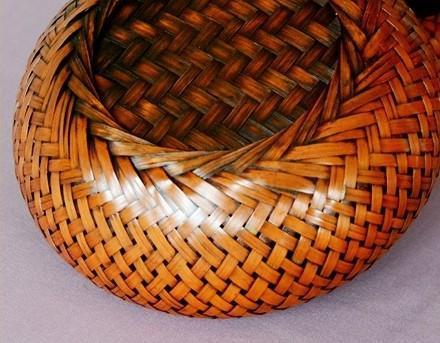 Woven Snacks Basket, Bamboo Storage Basket, Farmhouse Small Storage Basket, Round Storage Basket for Kitchen, Set of 3-HomePaintingDecor