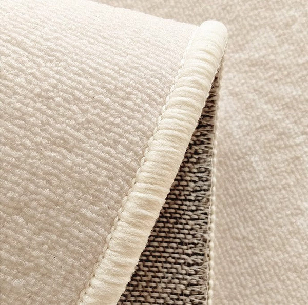 Contemporary Modern Rug Ideas for Living Room, Circular Modern Rugs for Bedroom, Flower Pattern Round Rugs for Dining Room-HomePaintingDecor