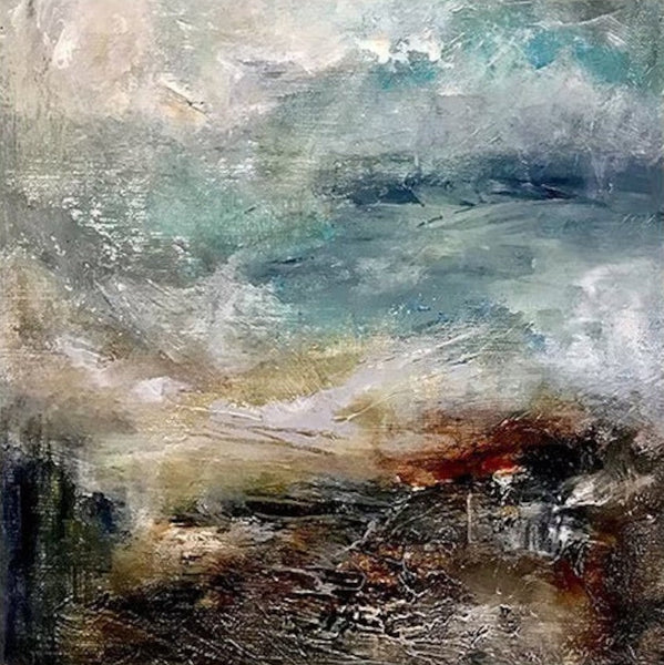 Modern Contemporary Abstract Artwork, Extra Large Wall Art Paintings, Acrylic Painting for Dining Room, Palette Knife Painting, Heavy Texutre Wall Art-HomePaintingDecor