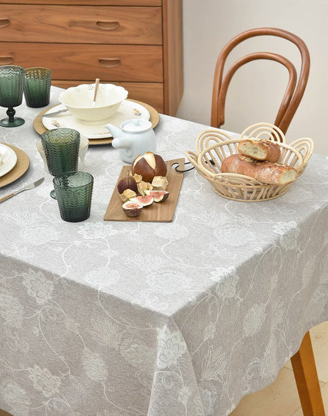 Rustic Table Covers for Kitchen, Country Farmhouse Tablecloth, Square Tablecloth for Round Table, Large Rectangle Tablecloth for Dining Room Table-HomePaintingDecor