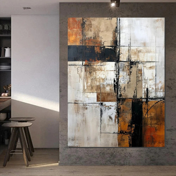 Large Abstract Paintings, Contemporary Acrylic Wall Art Ideas, Modern Canvas Painting, Large Paintings for Living Room, Simple Modern Art-HomePaintingDecor