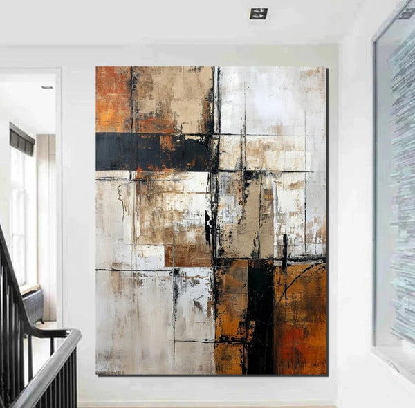 Large Abstract Paintings, Contemporary Acrylic Wall Art Ideas, Modern Canvas Painting, Large Paintings for Living Room, Simple Modern Art-HomePaintingDecor