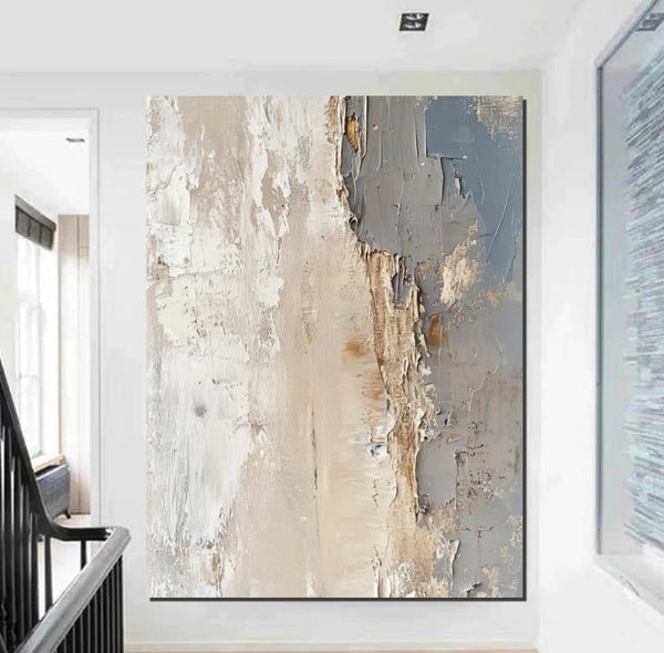 Palette Knife Paintings, Hand Painted Canvas Art, Modern Paintings for Living Room, Simple Painting Ideas for Bedroom-HomePaintingDecor