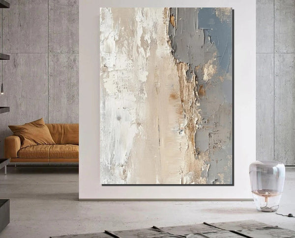 Palette Knife Paintings, Hand Painted Canvas Art, Modern Paintings for Living Room, Simple Painting Ideas for Bedroom-HomePaintingDecor