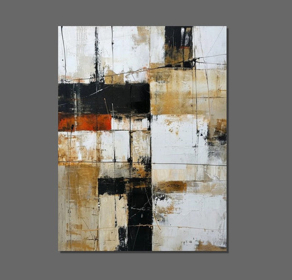 Contemporary Wall Painting, Acrylic Painting for Dining Room, Living Room Wall Painting, Modern Artwork, Large Canvas Painting-HomePaintingDecor