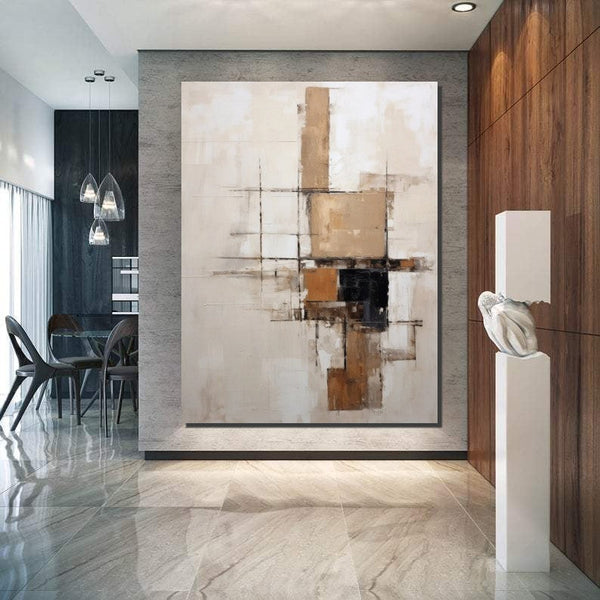 Extra Large Paintings for Living Room, Abstract Acrylic Painting, Hand Painted Wall Art Paintings, Modern Abstract Art for Dining Room-HomePaintingDecor