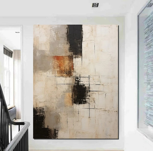 Hand Painted Wall Art Paintings, Modern Abstract Art for Dining Room, Extra Large Paintings for Living Room, Abstract Acrylic Painting-HomePaintingDecor