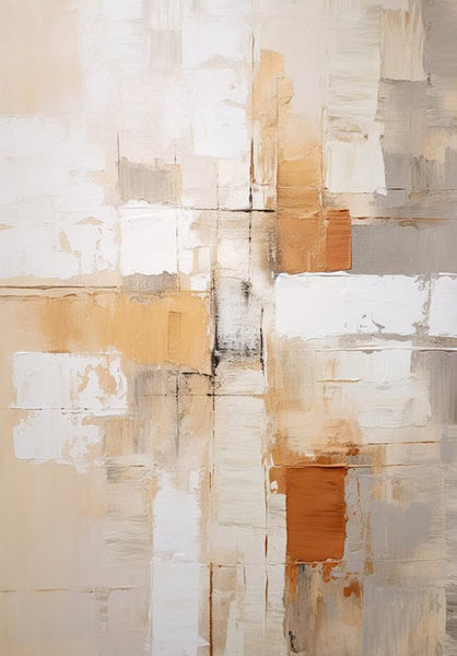 Simple Wall Art Ideas, Modern Abstract Painting, Buy Art Online, Large Acrylic Canvas Paintings, Dining Room Abstract Paintings-HomePaintingDecor